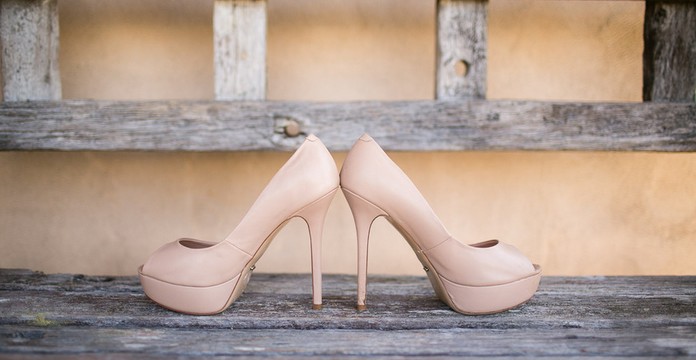 Wedding Open Toe Pumps With Platform