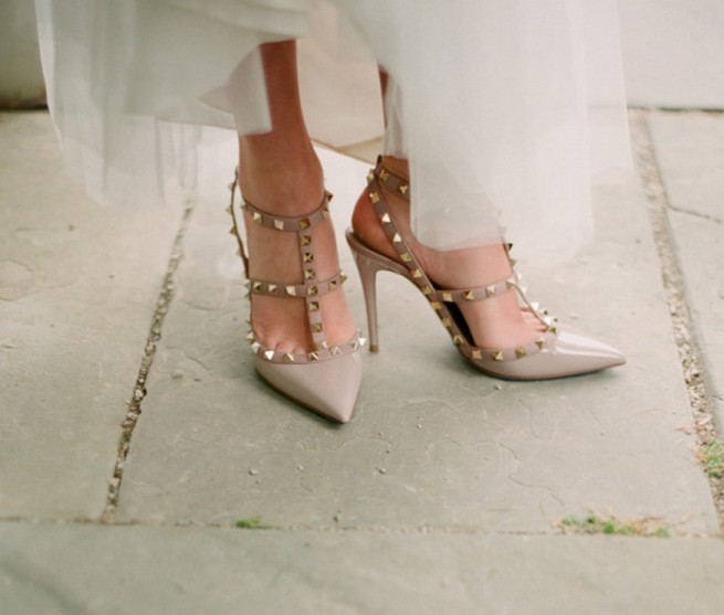 Wedding Pumps With Open Ends