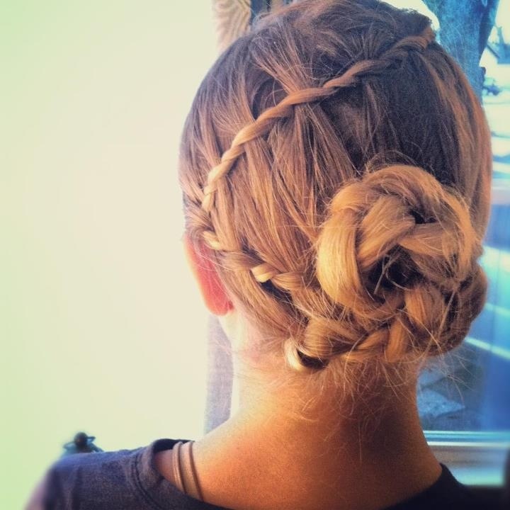 Weekend Hairstyle - The Braided Bun