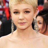 Carey Mulligan Short Haircut: Blond Ultra-short Sleek Pixie Hair
