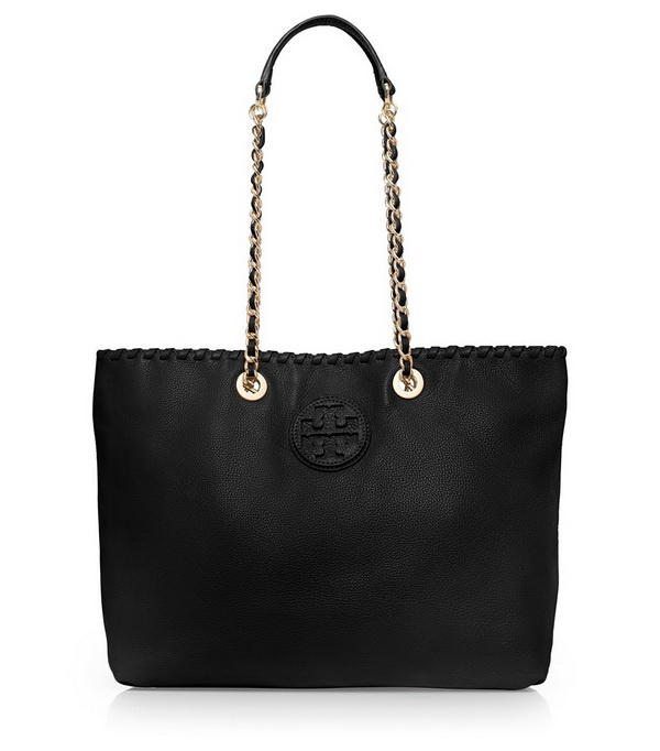 black elegant tote