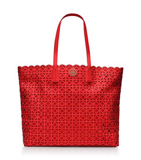 red exquisite tote