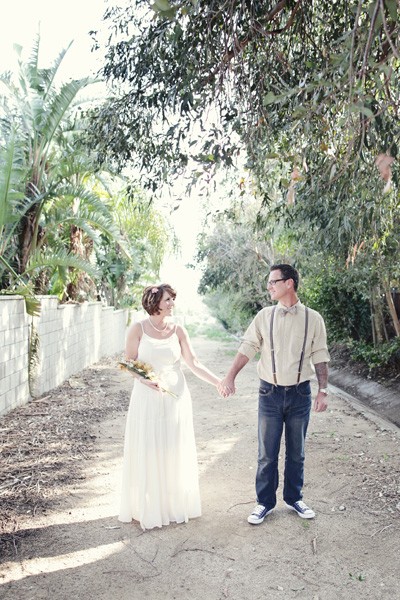 california backyard wedding