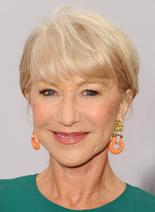 2014 Helen Mirren's Short Hairstyles: Short Hair for Women Over 60+