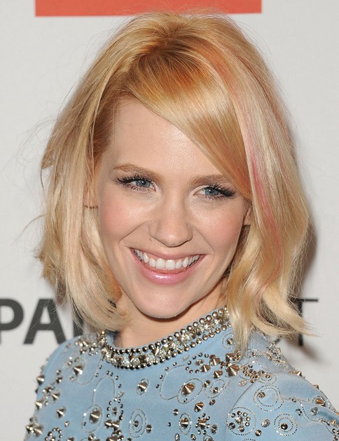 2014 January Jones Medium Hairstyles