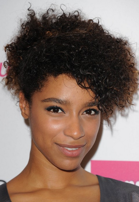 2014 Lianne La Havas' Short Hairstyles: Trendy Short Curly Haircut