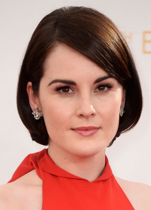 2014 Michelle Dockery's Short Hairstyles: Sleek Bob