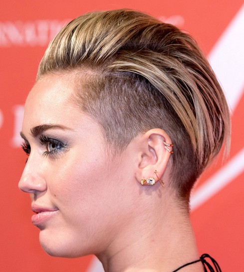 2014 Miley Cyrus Hairstyles: Trendy Short Haircut