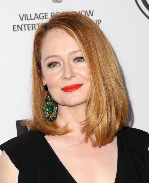 2014 Miranda Otto Medium Hairstyles: Long Bob Cuts