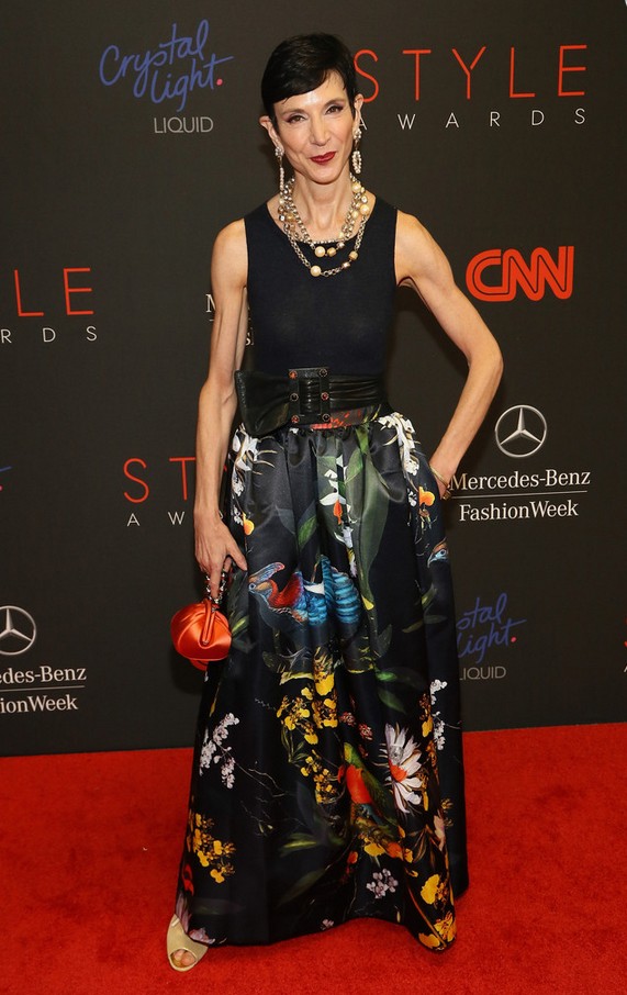 Amy Fine Collins: Long Floral Skirt