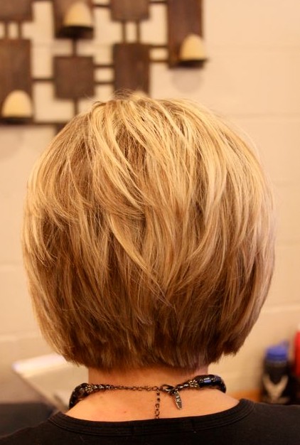 Back View A-Line Bob Haircut