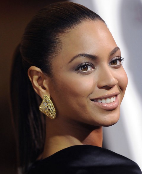 Beyonce Hairstyles: Fascinating Ponytail for Oval face