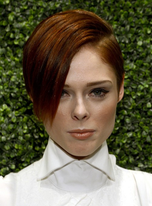 Coco Rocha's Short Haircuts: Side Bangs