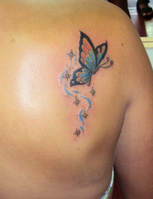 Colorful Butterfly Tattoos