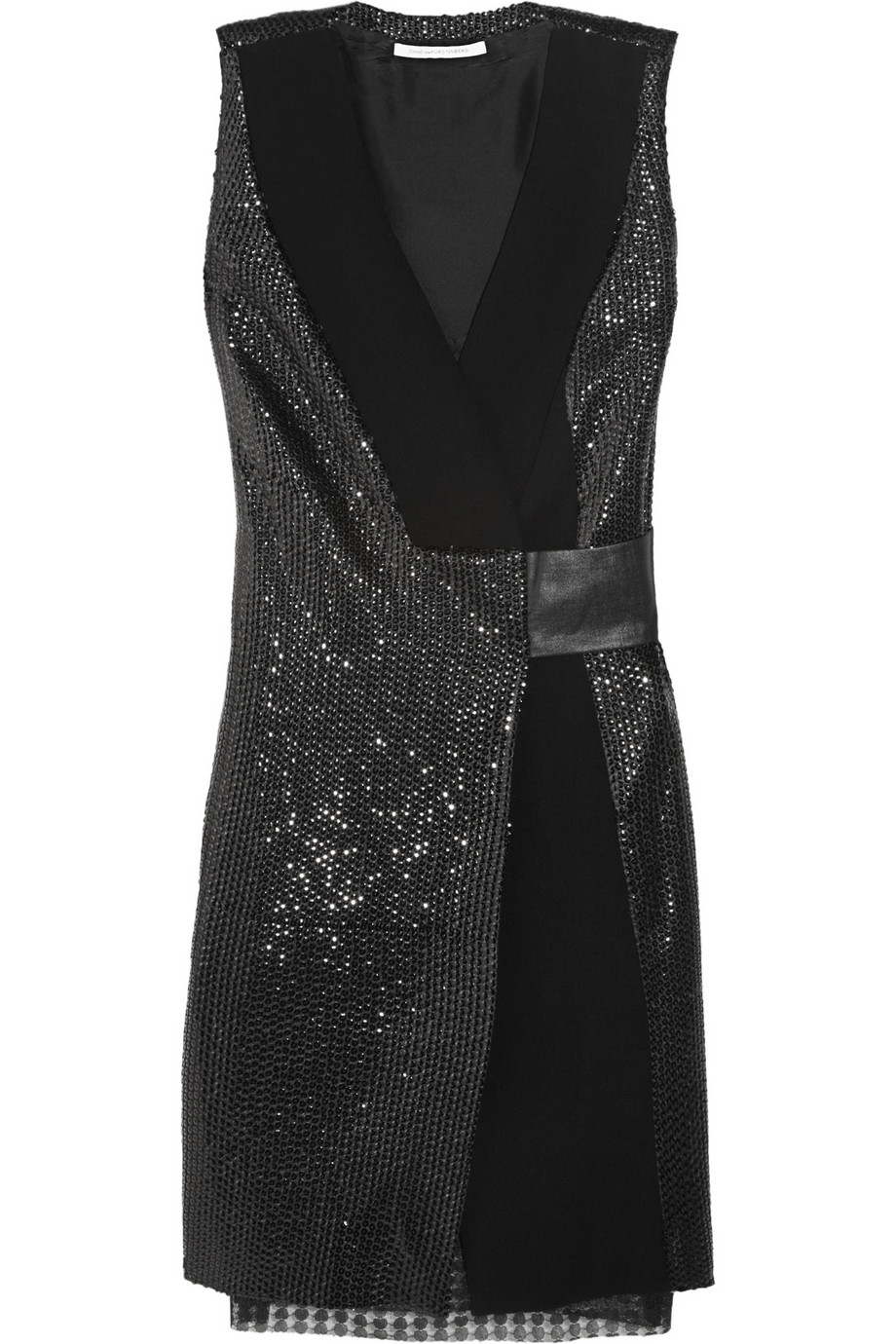 Diane von Furstenberg black Yuri dress