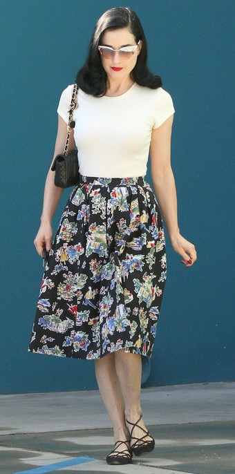 Dita Von Teese's Ballet Flats