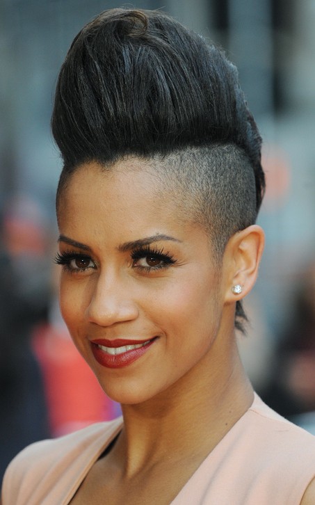 Dominique Tipper Black Quiff Hairstyles