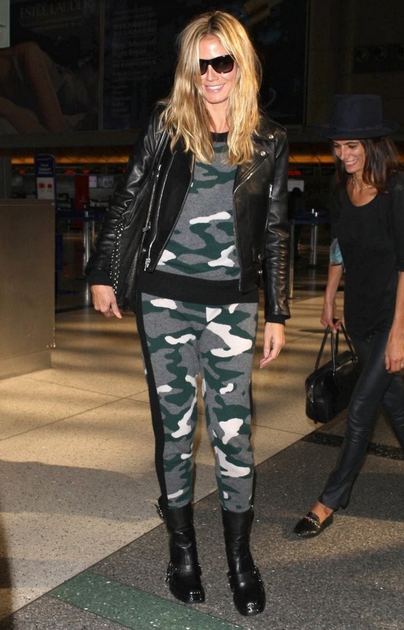 Heidi Klum Camouflage Pants