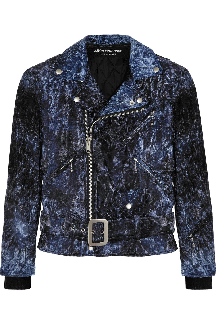 JUNYA WATANABE Dark-blue crushed-velvet