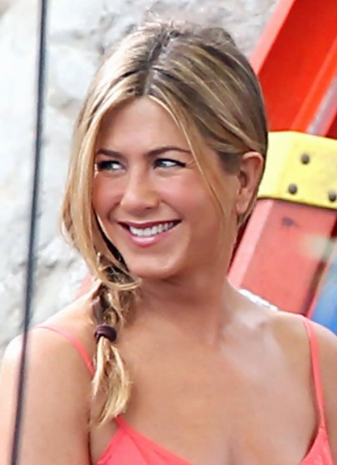 Jennifer Aniston Long Hairstyle: Sunny Braid