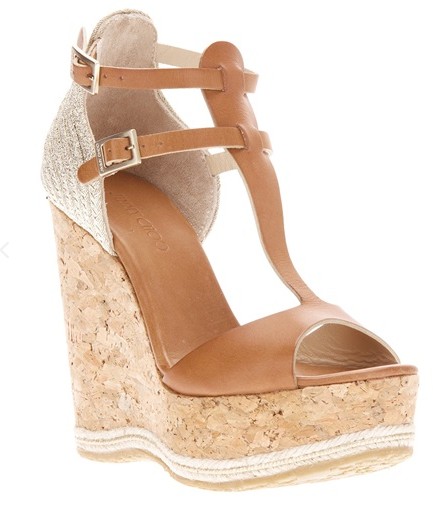 Jimmy Choo'Preya' wedge sandal