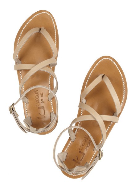 K JACQUES WT TROPEZ Epicure multi-strap leather sandals