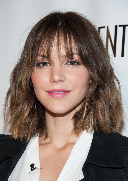 Katharine McPhee Short Haircut - Lovely Short Ombre Hair 