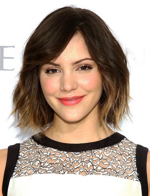 Katharine McPhee's Short Hairstyles: Ombre Haircut for Short Hair