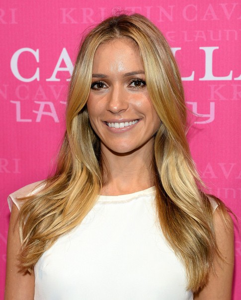 Kristin Cavallari Long Hair style: 2014 Straight and Ash-blonde Hair