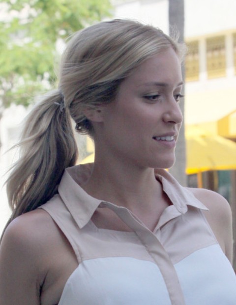 Kristin Cavallari Long Hairstyle: Simple Ponytail