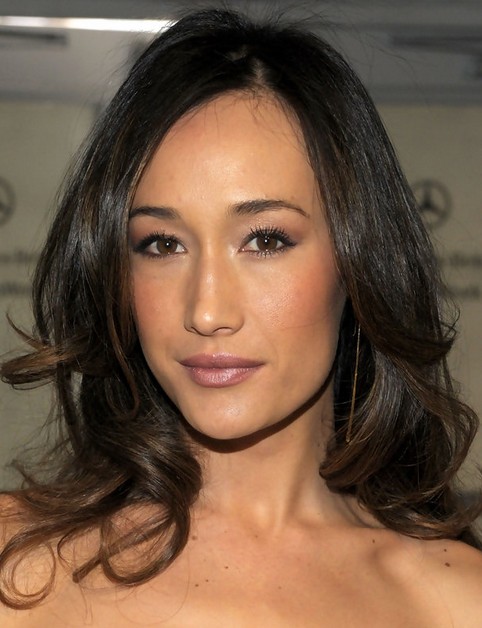 Maggie Q Hairstyles: Fashionable Loose Curls