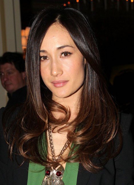 Maggie Q Hairstyles: Sophisticated Long Straight Cut