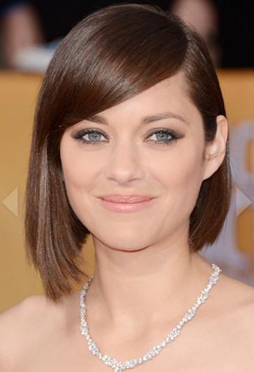 Marion Cotillard Short Bob Hair with Bangs