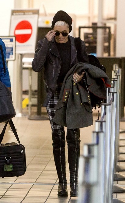 Miley Cyrus' Knee High Boots