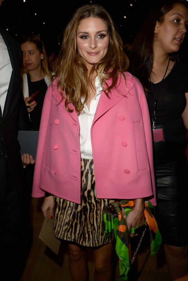 Olivia Palermo Retro Pink Swing Jacket