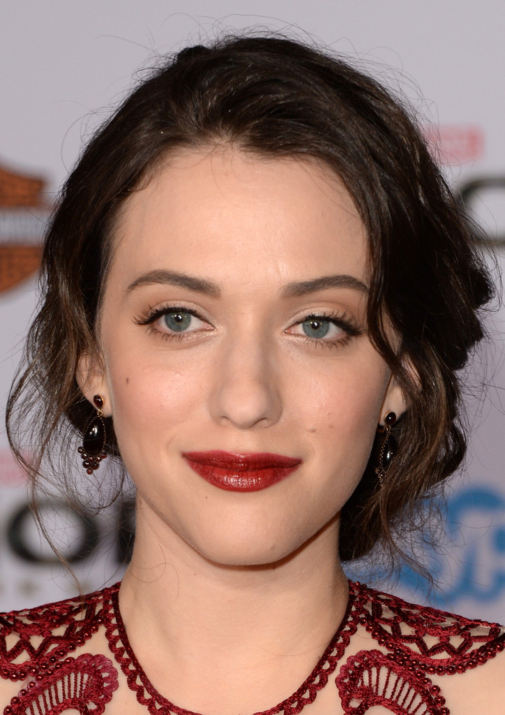 Braided Hairstyle: Kat Dennings' Twisted Knot Bun for a 