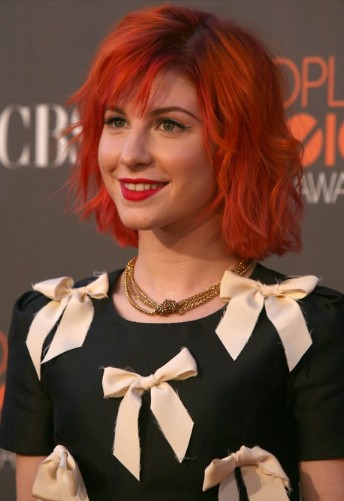 Red Colored Bob Hairstyle for Women