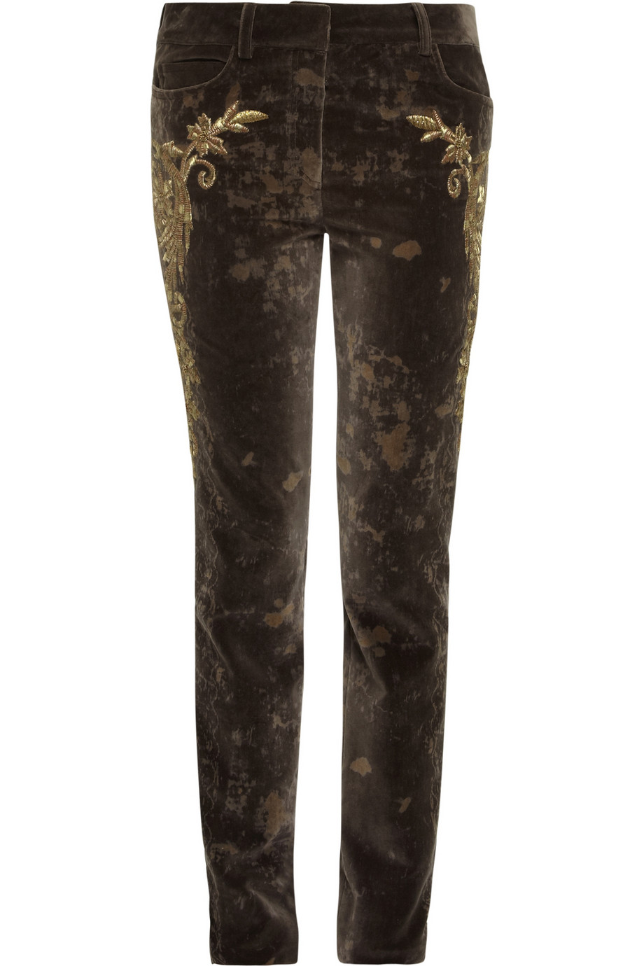 Roberto Cavalli tonal-brown pants