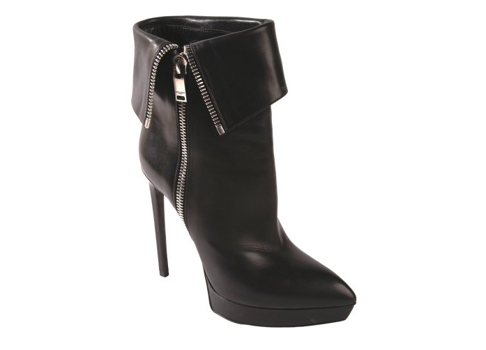 SAINT LAURENT Janis Side Zip Ankle Boot