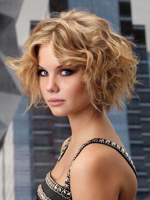 Sexy Short Bob Hairstyle with Curls: Bob Hairstyles for 2014