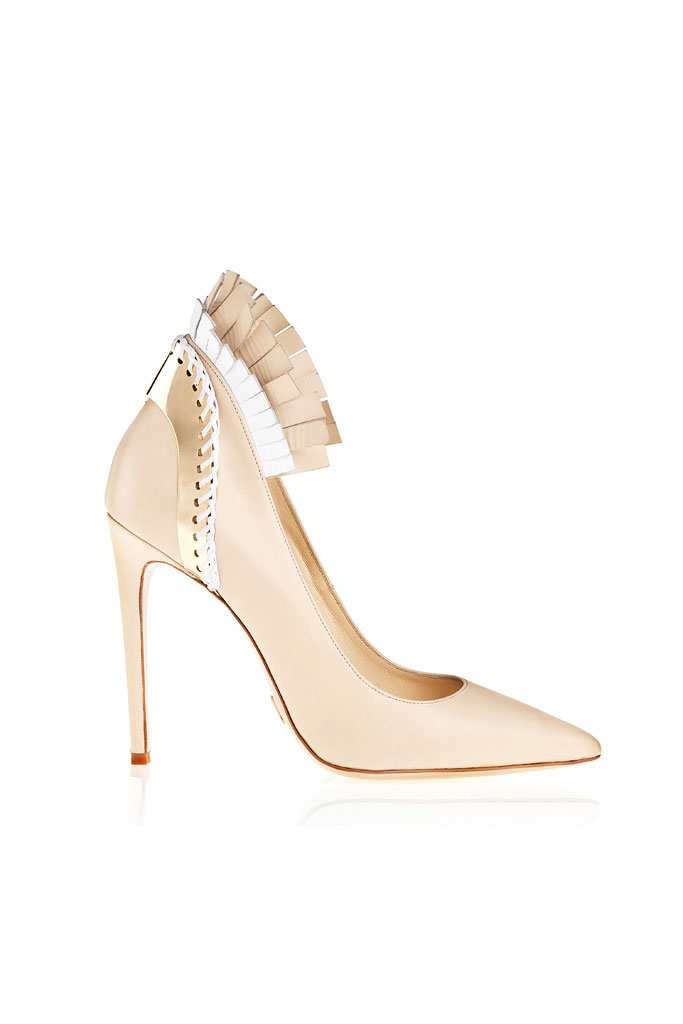 Spring 2014 Daniele Michetti Pumps,beige