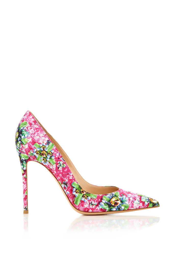 Spring 2014 Manolo Blahnik Pumps,floral