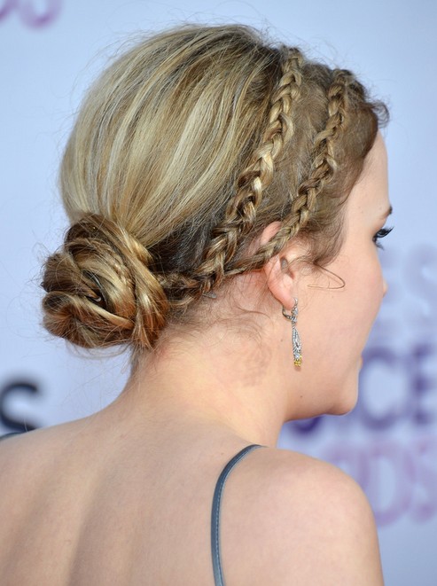 Taylor Spreitler Long Hairstyles: 2014 Braided Updos