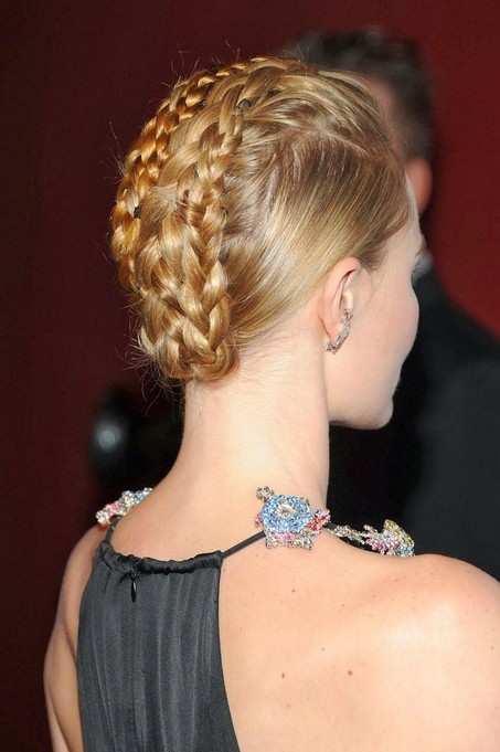 The elegant Braided Topknot - Braided Updo