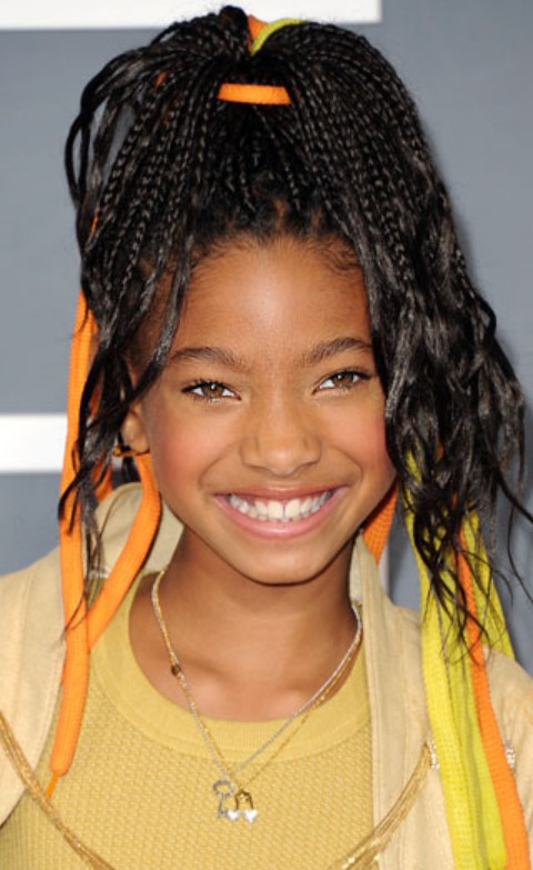 Willow Smith Hairstyles: Crazy Braids