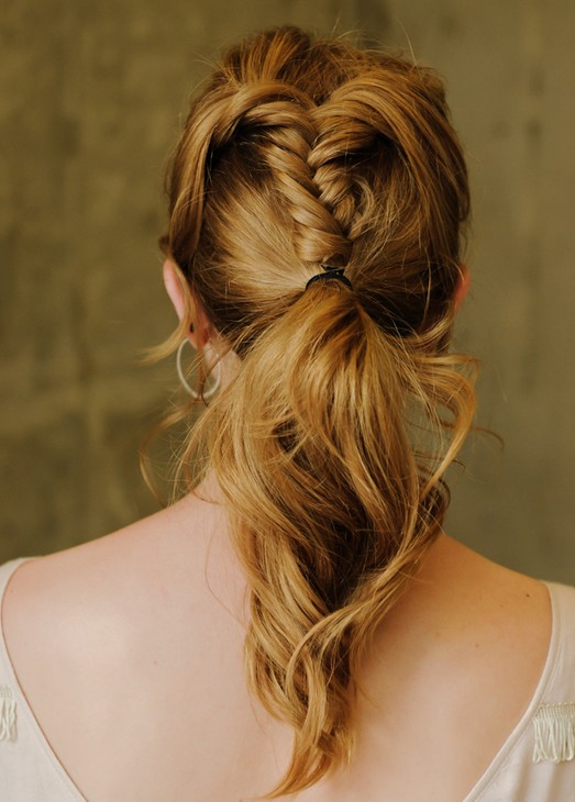 20 Braided Hairstyles Tutorials: Fishtail Braid Ponytail