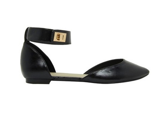 ASOS LETS GO Ballet Flats, black