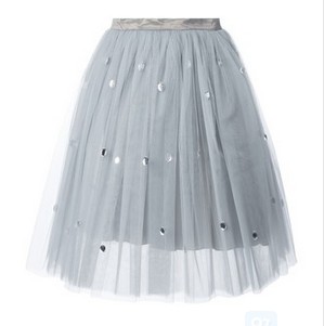 Alice + Olivia Justina white tulle ballerina skirt