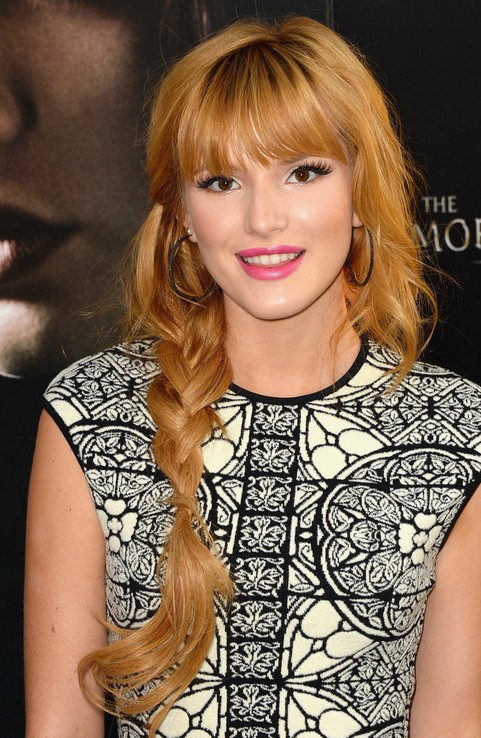 Bella Thorne Long Hairstyle: Loose Braid