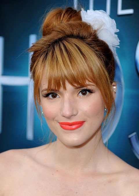 Bella Thorne Long Hairstyle: Lovely Hair Knot